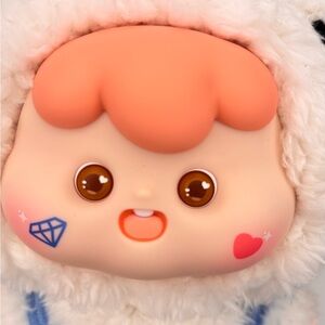 Adorable Plush Doll with Orange Hair